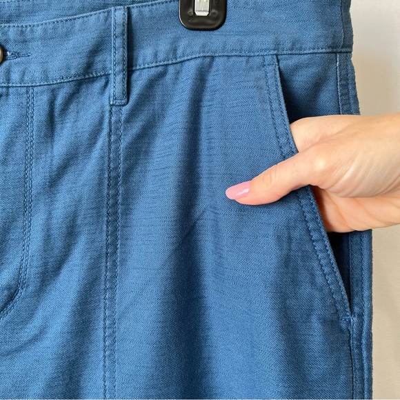 J. Crew BJ493 Cotton Camp Pants Blue NWT - Picture 2 of 10